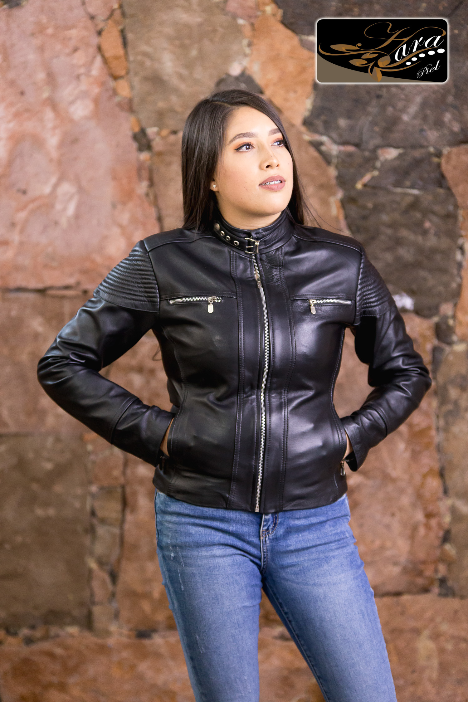 Chamarra modelo.RICHARD DAMA. – Hara Piel
